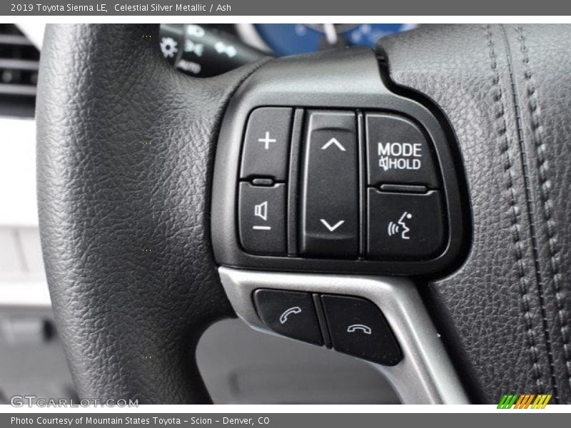 Celestial Silver Metallic / Ash 2019 Toyota Sienna LE