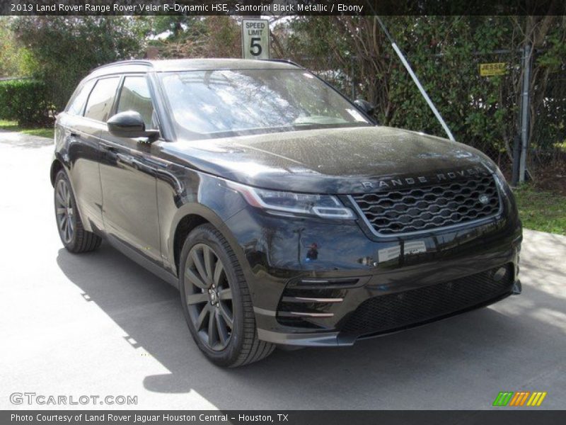 Santorini Black Metallic / Ebony 2019 Land Rover Range Rover Velar R-Dynamic HSE