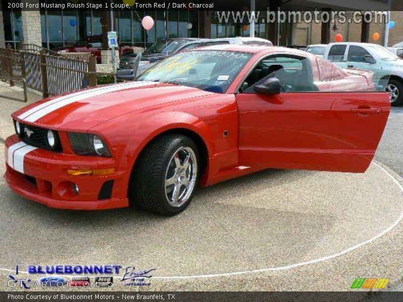 Torch Red / Dark Charcoal 2008 Ford Mustang Roush Stage 1 Coupe