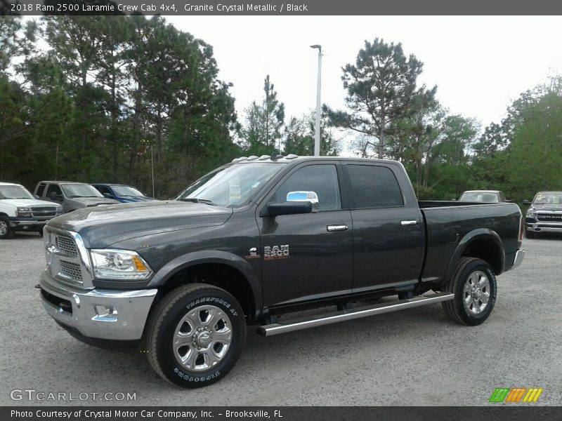 Granite Crystal Metallic / Black 2018 Ram 2500 Laramie Crew Cab 4x4