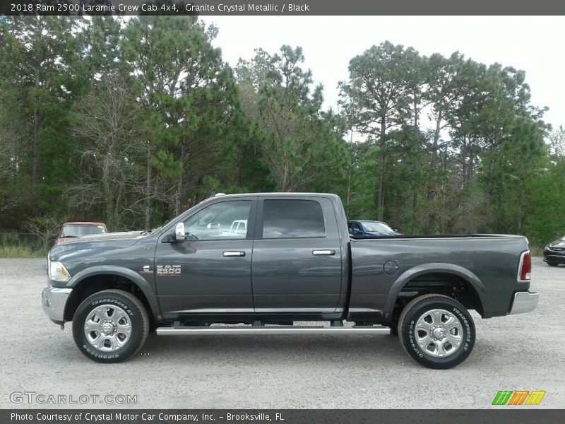 Granite Crystal Metallic / Black 2018 Ram 2500 Laramie Crew Cab 4x4