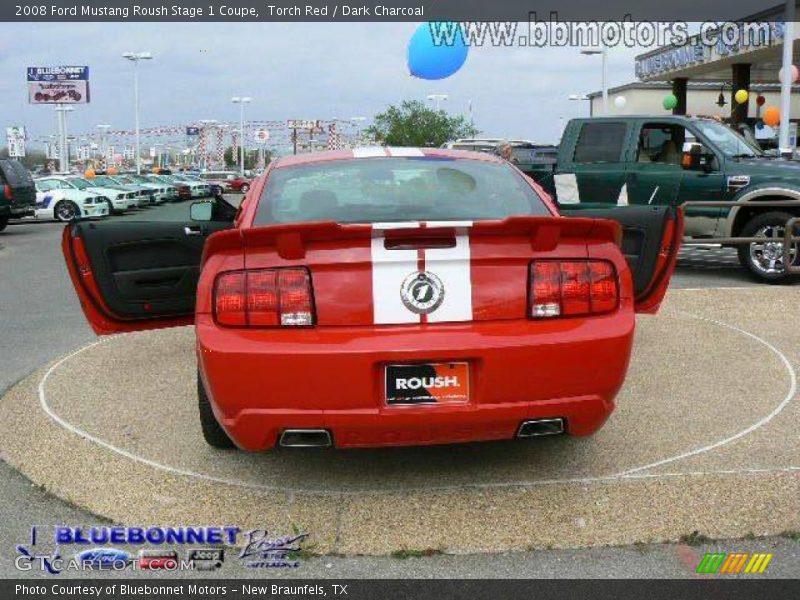 Torch Red / Dark Charcoal 2008 Ford Mustang Roush Stage 1 Coupe