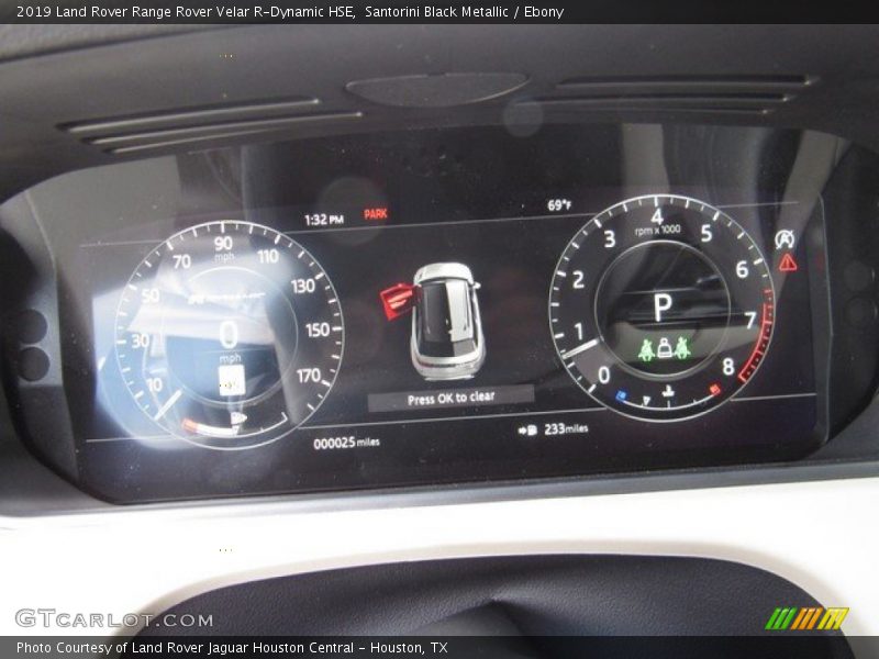 Santorini Black Metallic / Ebony 2019 Land Rover Range Rover Velar R-Dynamic HSE
