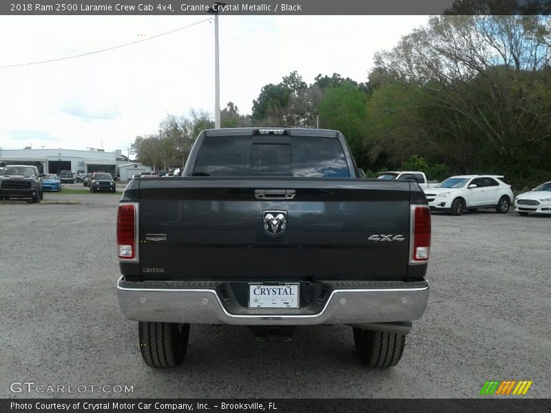 Granite Crystal Metallic / Black 2018 Ram 2500 Laramie Crew Cab 4x4