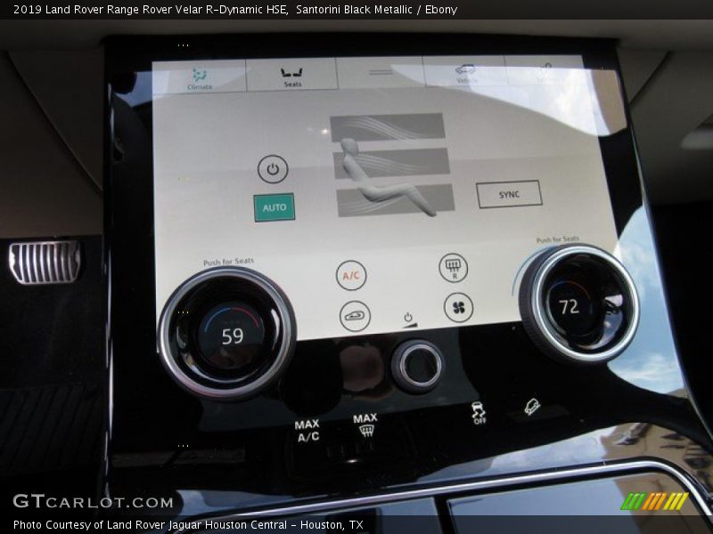 Santorini Black Metallic / Ebony 2019 Land Rover Range Rover Velar R-Dynamic HSE