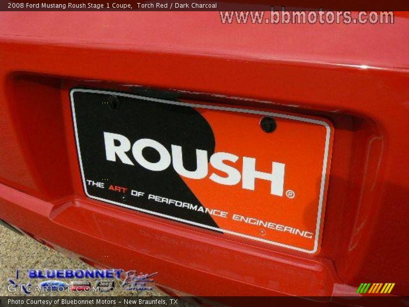 Torch Red / Dark Charcoal 2008 Ford Mustang Roush Stage 1 Coupe