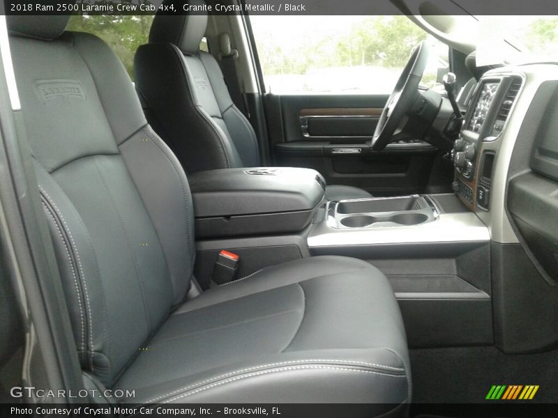Granite Crystal Metallic / Black 2018 Ram 2500 Laramie Crew Cab 4x4