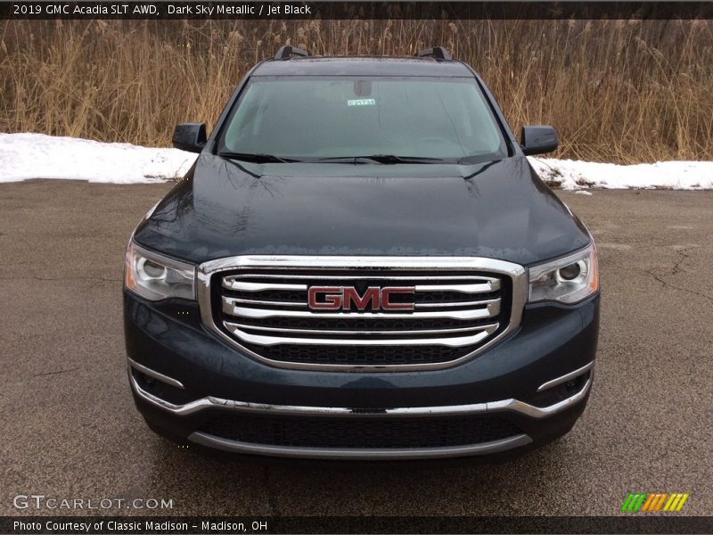 Dark Sky Metallic / Jet Black 2019 GMC Acadia SLT AWD