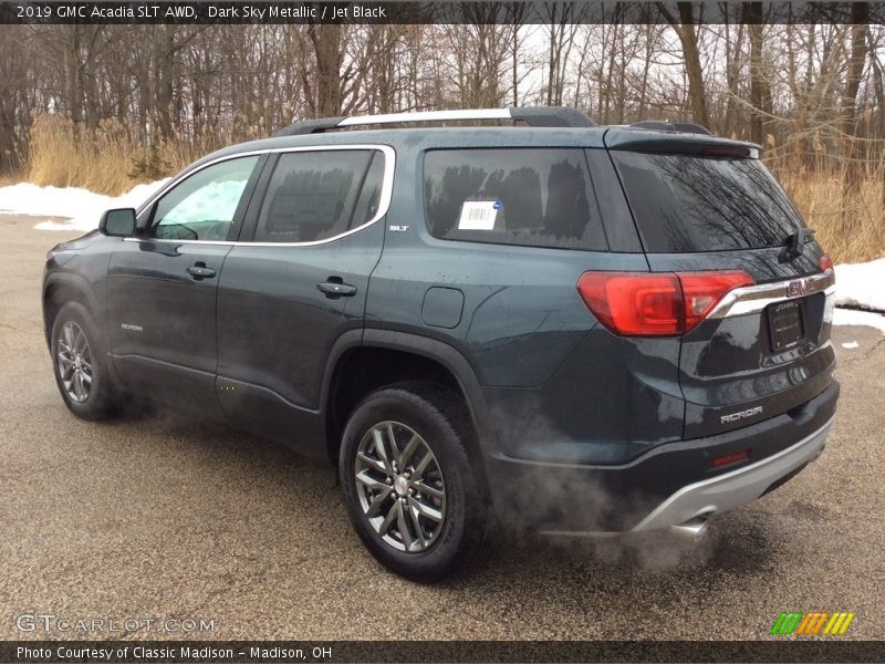 Dark Sky Metallic / Jet Black 2019 GMC Acadia SLT AWD