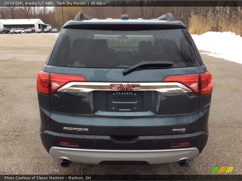 Dark Sky Metallic / Jet Black 2019 GMC Acadia SLT AWD
