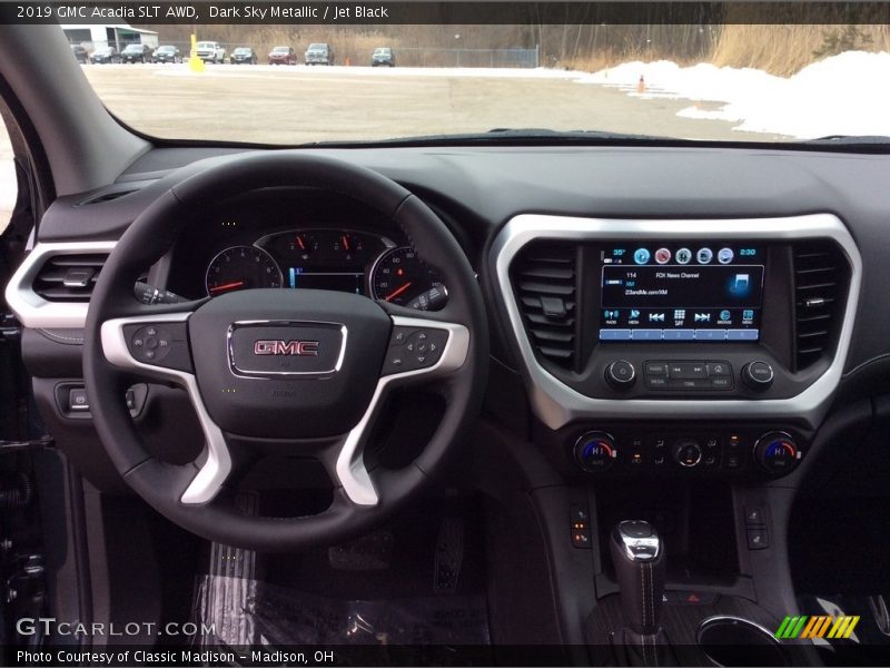 Dark Sky Metallic / Jet Black 2019 GMC Acadia SLT AWD