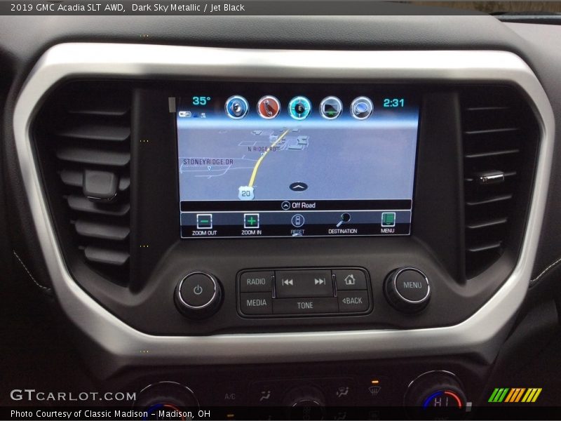 Dark Sky Metallic / Jet Black 2019 GMC Acadia SLT AWD