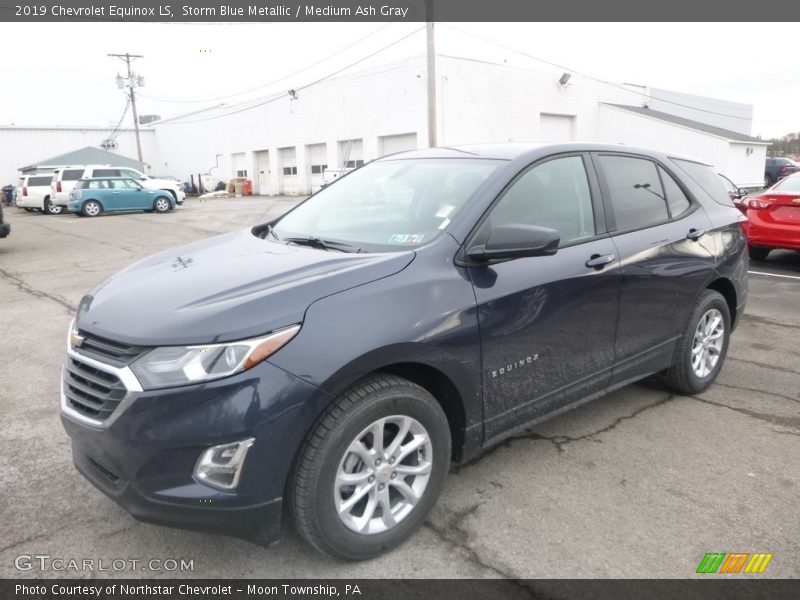 Storm Blue Metallic / Medium Ash Gray 2019 Chevrolet Equinox LS