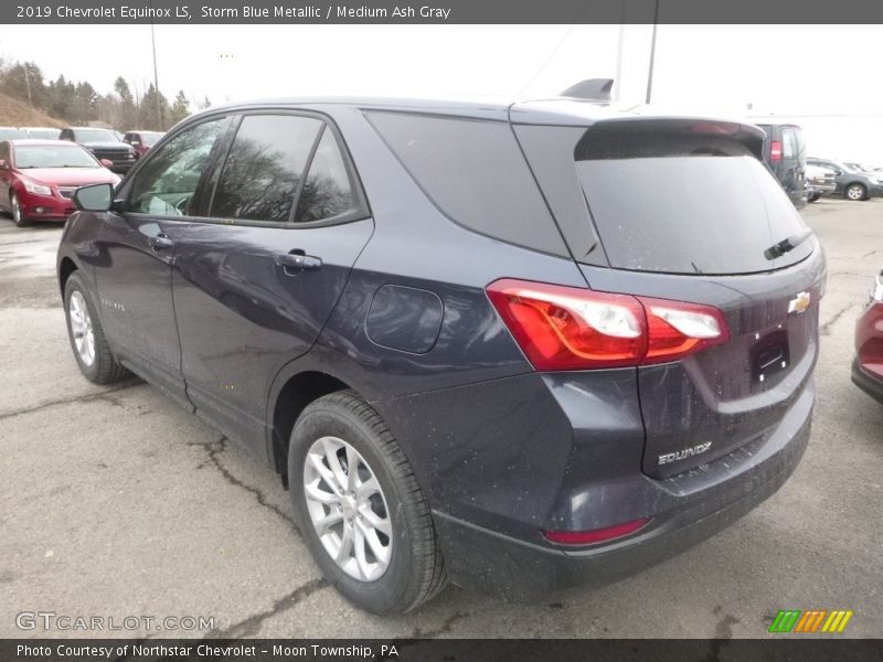Storm Blue Metallic / Medium Ash Gray 2019 Chevrolet Equinox LS