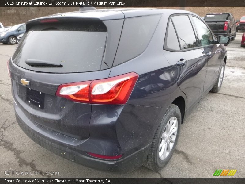 Storm Blue Metallic / Medium Ash Gray 2019 Chevrolet Equinox LS