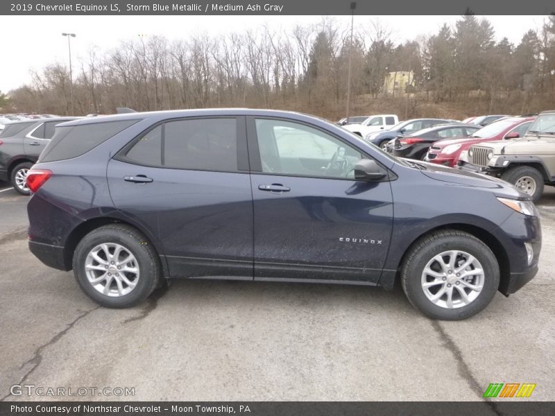 Storm Blue Metallic / Medium Ash Gray 2019 Chevrolet Equinox LS
