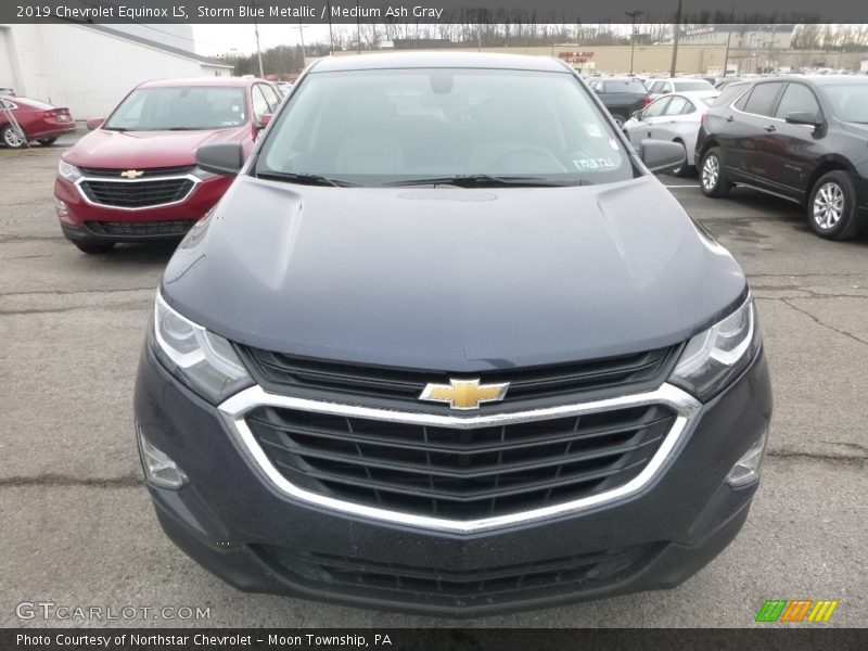 Storm Blue Metallic / Medium Ash Gray 2019 Chevrolet Equinox LS