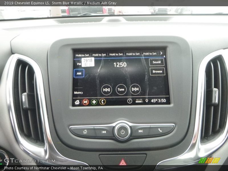 Storm Blue Metallic / Medium Ash Gray 2019 Chevrolet Equinox LS