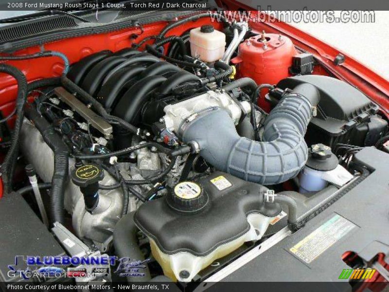 Torch Red / Dark Charcoal 2008 Ford Mustang Roush Stage 1 Coupe