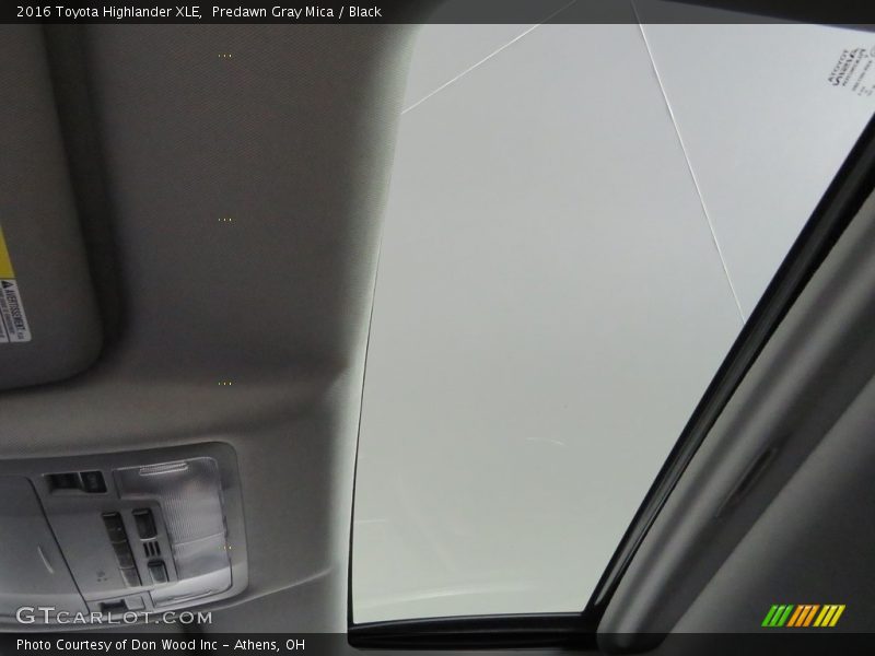 Predawn Gray Mica / Black 2016 Toyota Highlander XLE