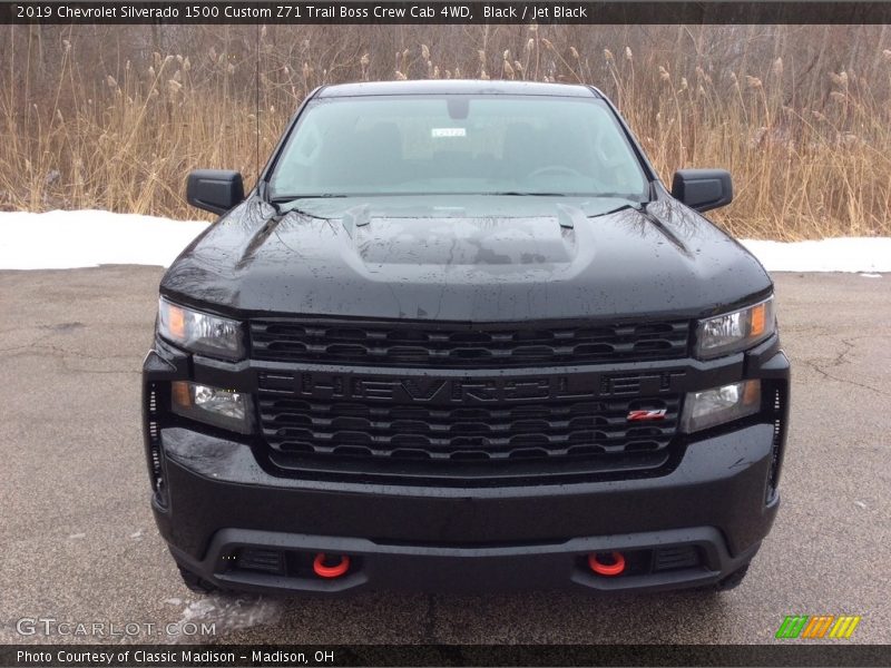 Black / Jet Black 2019 Chevrolet Silverado 1500 Custom Z71 Trail Boss Crew Cab 4WD