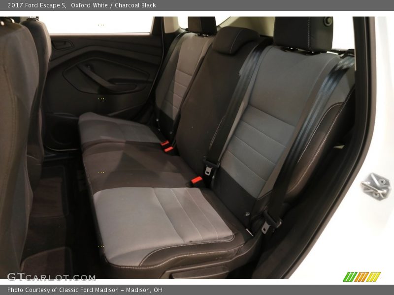 Oxford White / Charcoal Black 2017 Ford Escape S