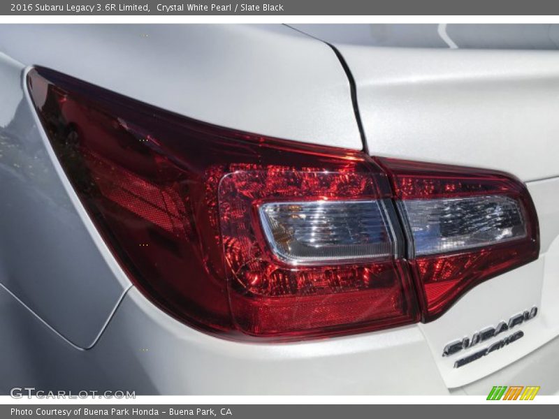 Crystal White Pearl / Slate Black 2016 Subaru Legacy 3.6R Limited