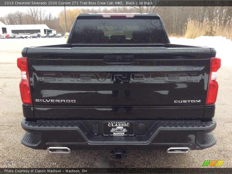 Black / Jet Black 2019 Chevrolet Silverado 1500 Custom Z71 Trail Boss Crew Cab 4WD