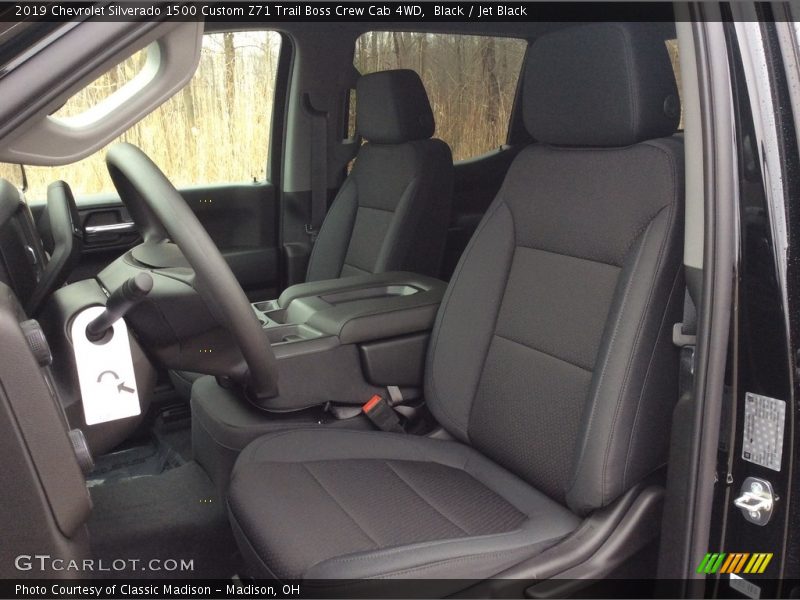 Black / Jet Black 2019 Chevrolet Silverado 1500 Custom Z71 Trail Boss Crew Cab 4WD