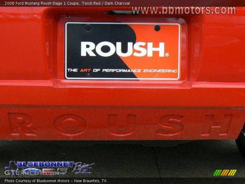 Torch Red / Dark Charcoal 2008 Ford Mustang Roush Stage 1 Coupe