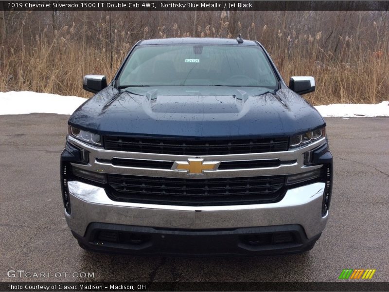 Northsky Blue Metallic / Jet Black 2019 Chevrolet Silverado 1500 LT Double Cab 4WD