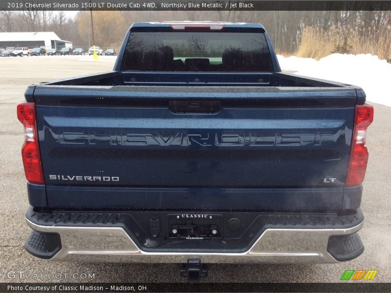 Northsky Blue Metallic / Jet Black 2019 Chevrolet Silverado 1500 LT Double Cab 4WD