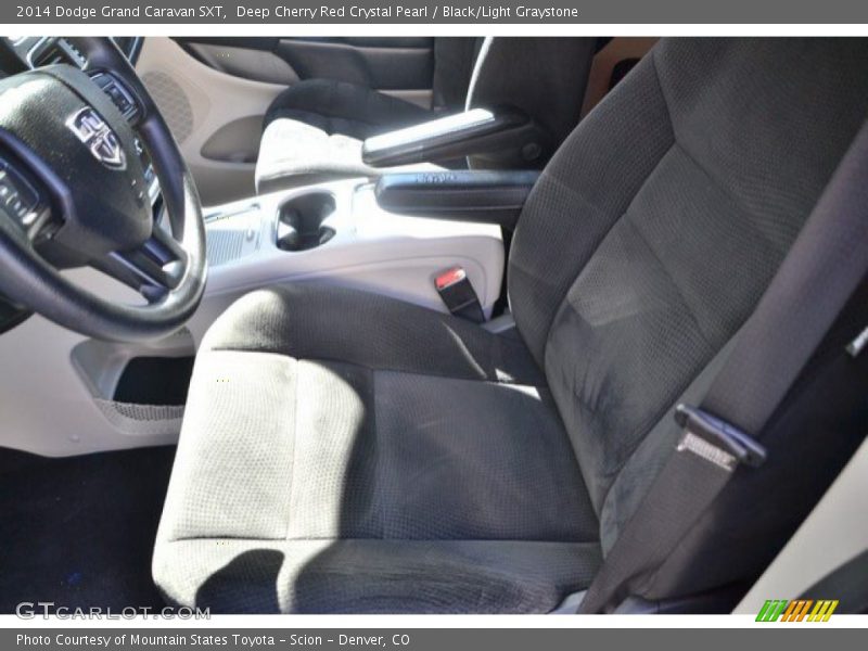 Deep Cherry Red Crystal Pearl / Black/Light Graystone 2014 Dodge Grand Caravan SXT