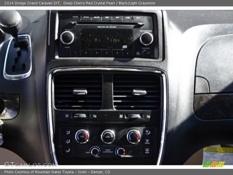 Deep Cherry Red Crystal Pearl / Black/Light Graystone 2014 Dodge Grand Caravan SXT