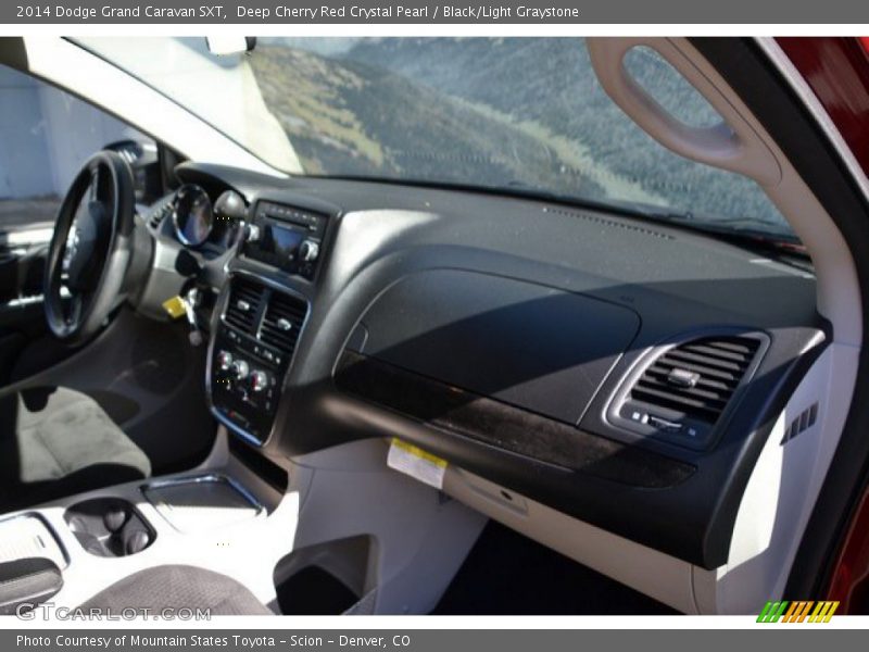 Deep Cherry Red Crystal Pearl / Black/Light Graystone 2014 Dodge Grand Caravan SXT