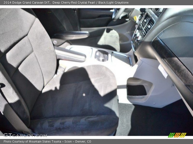 Deep Cherry Red Crystal Pearl / Black/Light Graystone 2014 Dodge Grand Caravan SXT