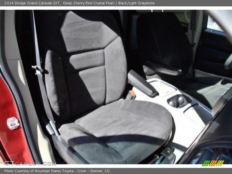 Deep Cherry Red Crystal Pearl / Black/Light Graystone 2014 Dodge Grand Caravan SXT
