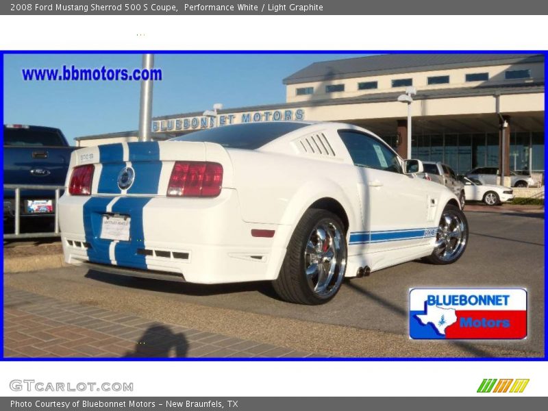 Performance White / Light Graphite 2008 Ford Mustang Sherrod 500 S Coupe