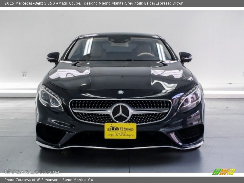 designo Magno Alanite Grey / Silk Beige/Espresso Brown 2015 Mercedes-Benz S 550 4Matic Coupe