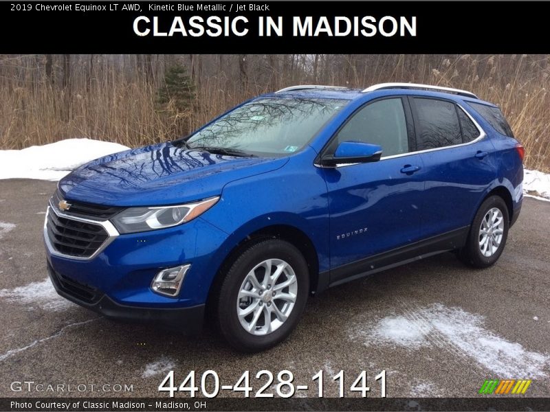 Kinetic Blue Metallic / Jet Black 2019 Chevrolet Equinox LT AWD
