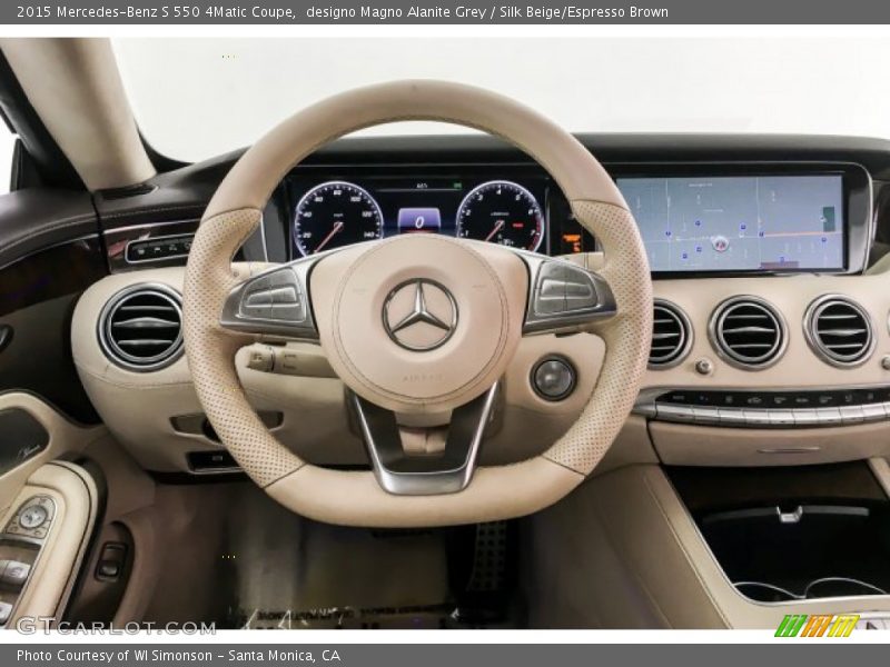 designo Magno Alanite Grey / Silk Beige/Espresso Brown 2015 Mercedes-Benz S 550 4Matic Coupe