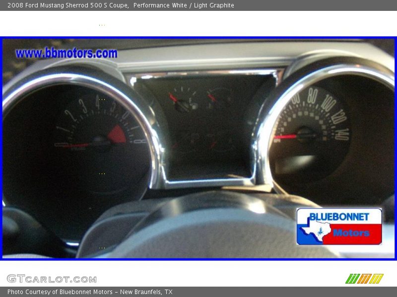 Performance White / Light Graphite 2008 Ford Mustang Sherrod 500 S Coupe