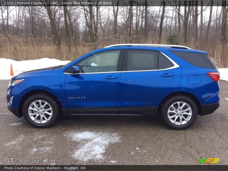 Kinetic Blue Metallic / Jet Black 2019 Chevrolet Equinox LT AWD