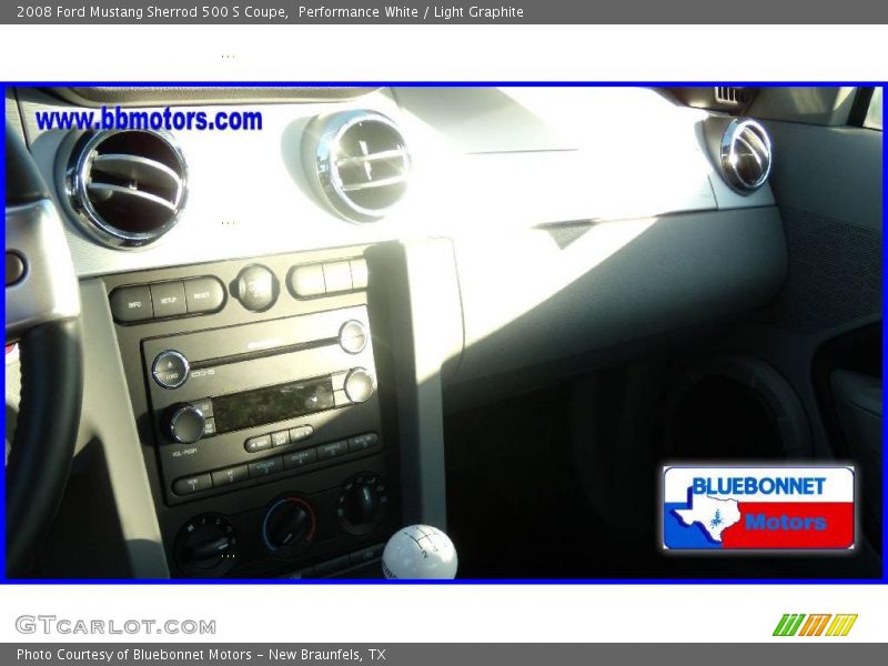 Performance White / Light Graphite 2008 Ford Mustang Sherrod 500 S Coupe