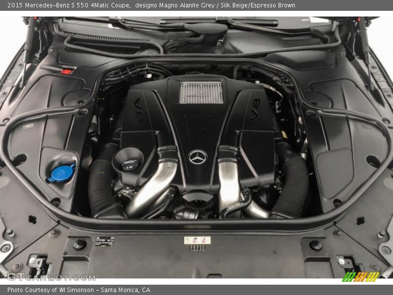 designo Magno Alanite Grey / Silk Beige/Espresso Brown 2015 Mercedes-Benz S 550 4Matic Coupe