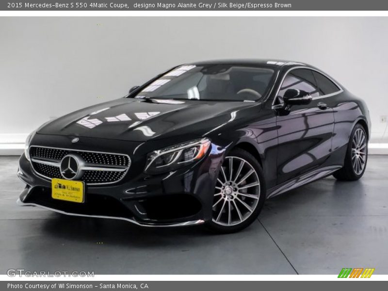 designo Magno Alanite Grey / Silk Beige/Espresso Brown 2015 Mercedes-Benz S 550 4Matic Coupe