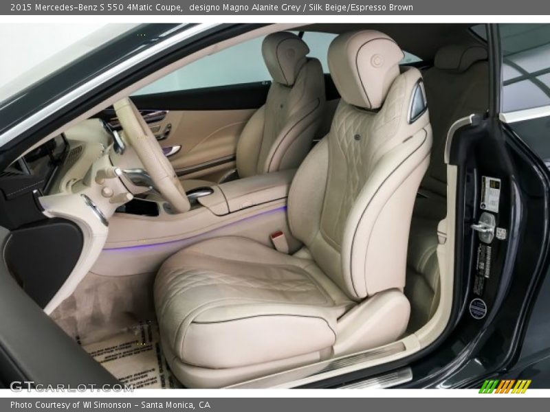 designo Magno Alanite Grey / Silk Beige/Espresso Brown 2015 Mercedes-Benz S 550 4Matic Coupe