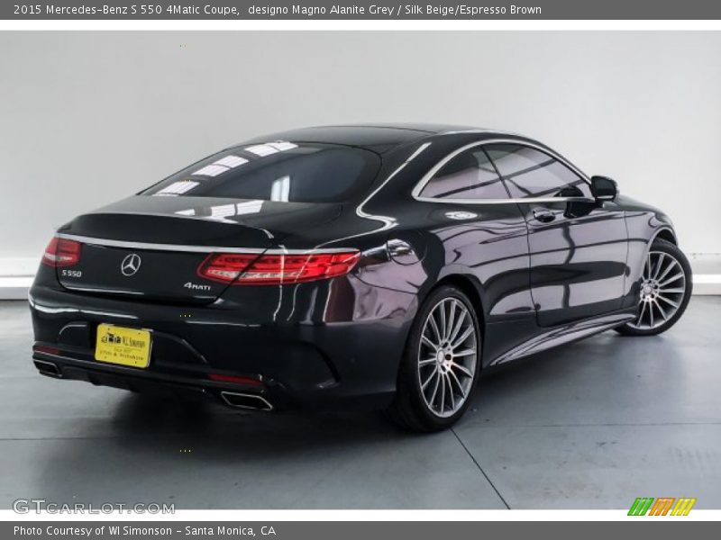 designo Magno Alanite Grey / Silk Beige/Espresso Brown 2015 Mercedes-Benz S 550 4Matic Coupe