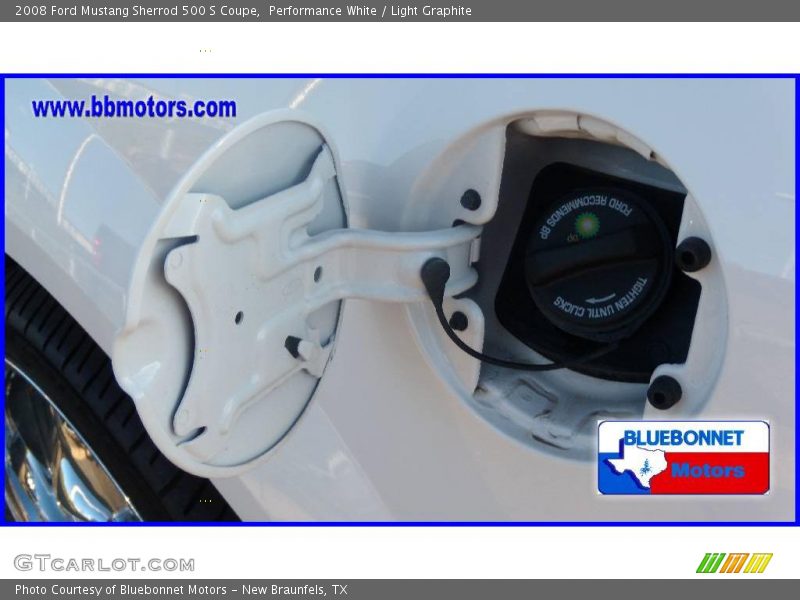 Performance White / Light Graphite 2008 Ford Mustang Sherrod 500 S Coupe