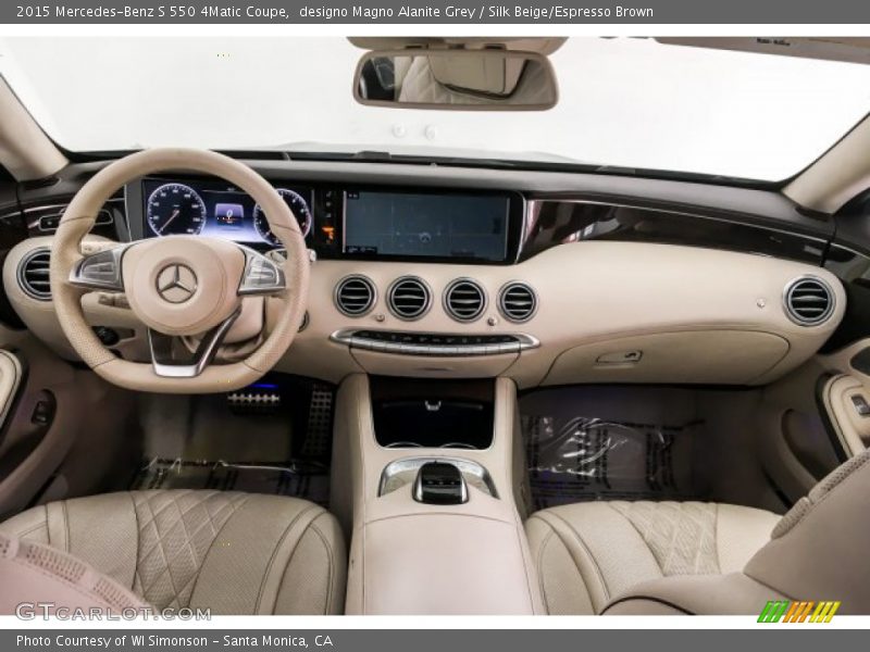 designo Magno Alanite Grey / Silk Beige/Espresso Brown 2015 Mercedes-Benz S 550 4Matic Coupe
